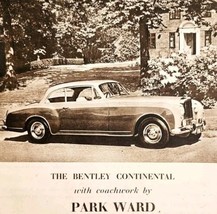 1957 Bentley Continental Park Ward Import Advertisement Autocar Automobi... - $39.99