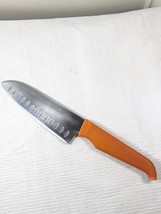 Furi Rachael Ray Gusto-Grip Santoku Knife 6&quot; Granton Blade FUR888 orange... - $30.00