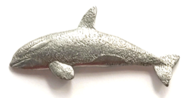 1988 GG Harris Killer Whale Lapel Pin Fine Pewter Fish Fishing Wildlife ... - $257.06 MXN