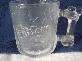 McDonald’s Flintstone Clear Glass Coffee Coco Mug 1993 - $1.99