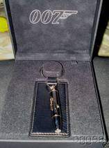 st  dupont james bond 007 leather key ring &amp; push button lamp model  - $395.00