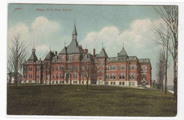 High School Olean New York 1911 postcard - $6.44