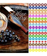 Wine Country 2020-2021 2 Year Pocket Planner/Calendar/Organizer - Monthl... - £7.29 GBP