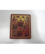 Small  Icon of the Hospitality of Abraham – F16 From St Isaac of Syria M... - $2.00