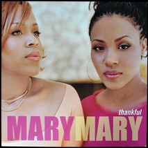 MARY MARY &quot;THANKFUL&quot; 2000 PROMO POSTER/FLAT 2-SIDED 12X12 ~RARE~ HTF *NEW* - £17.69 GBP