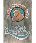 AMERICAN QUARTER HORSES Selected Training &amp; Feeding 32page illust bookle... - £7.93 GBP