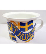 FlaggJunkare Large Mug Margareta Hennix Gustavsberg Pottery Sweden Flint... - $1,809.93 MXN