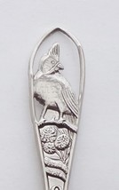 Collector Souvenir Spoon USA Ohio Cardinal Embossed Cut Out Handle - $4.99