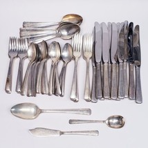 72 PIECES Vintage Silverplate  Flatware Wallace Personality SERVICE FOR ... - $70.05