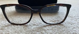 New Coach Women’s 5485 Dark Tortoise Eyeglasses Frame 54-17 New - £77.85 GBP