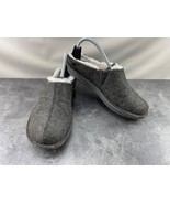 Clarks CloudSteppers Slippers Mules Women 9 M Step Flow Shoes Black Gray... - $506.94 MXN