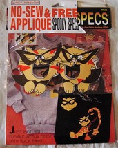 Lot 3 Halloween Appliques with Spooky Specs, Cat, Frog, Bear NWT - $9.99