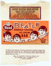 Beatles Ice Cream Bar Wrapper 1960&#39;s - £16.06 GBP