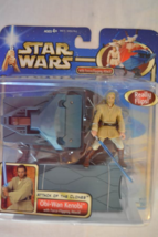 Obi-Wan Kenobi with Force-Flipping Attack!Attack of the Clones-Star Wars... - $29.99