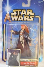 Jar Jar Binks-Gungan Senator-Star Wars Attack of the Clones-2002,Hasbro#... - £12.50 GBP