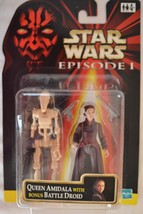 Queen Amidala with Bonus Battle Droid-Star Wars 1-1999, Asst#84085-84078... - £12.78 GBP