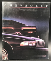Vintage 1991 Chevrolet Car Full Line Sales Brochure Catalog w/ Color Chart - £7.46 GBP