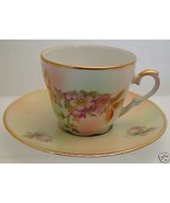 CARL SCHUMANN Barvaria Rose 1930s Demitasse TEACUP Fine - £29.50 GBP