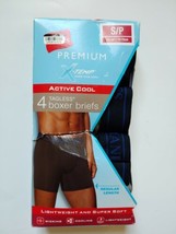 Hanes Men&#39;s 4 Pack Xtemp Boxer Briefs Size S 28-30&quot; New - £7.81 GBP