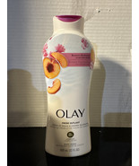 Olay Fresh Outlast Women&#39;s Body Wash, Peach &amp; Cherry Blossom, 22 fl oz L... - $27.15