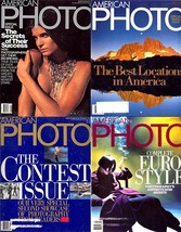 4 Vintage AMERICAN PHOTO MAGAZINES Stephanie Seymore 1991-92 Great Photo... - $16.99