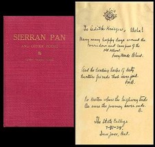 Signed Henry Meade Bland Sierran Pan 1922 Hc 1stED Rare - £31.16 GBP