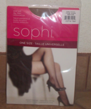 womens nylons pantyhose sophi one size beigh new - $1.46