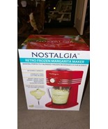 NOSTALGIA RETRO FROZEN BEVERAGE STATION MARGARITA DAIQUIRIS SLUSHIE MAKE... - $95.03