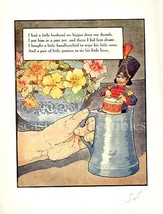 1930s Mother Goose Nursery Rhyme Print Little Husband - £7.10 GBP