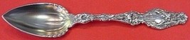 Lily by Whiting Sterling Silver Grapefruit Spoon Fluted Gold Washed 5 1/2&quot; - £100.07 GBP