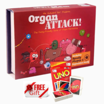 Organ Attack The Family-Friendly Game of Organ Harvesting Free UNO Card ... - $58.56