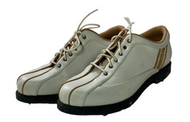 Callaway Golf Shoes W349-20 Women&#39;s Size US 7 White with Gold Stripe - £7.59 GBP