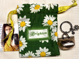 Brighton Leather 3D Handbag Keychain Key Fob Bag Charm Dustbag - $28.00