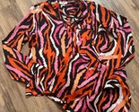 NWT DVF Diane Von Furstenberg Target Satin Zebra Pajama Set Size XXS - $33.75