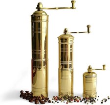 Set of Three Turkish Manual Coffee Grinders, Coffee Mill, Brass Coffee G... - £58.94 GBP