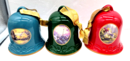 Thomas Kinkade Christmas Bell Ornaments Prayer for Peace (set of 3) - $342.12 MXN