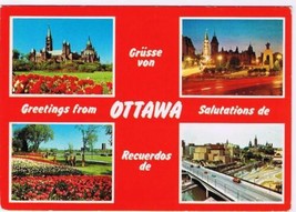Ontario Postcard Ottawa Greetings Multi View - £1.74 GBP