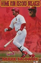 Mlb Baseball Mark Mc Gwire "Home Run Record Breaker" Poster #5133 Nos 22x35 - $11.29