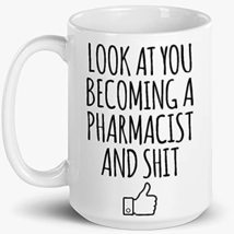 Look At You Becoming A Pharmacist Mug, Pharmacist Graduation Gifts, Pharmacy Gra - £13.54 GBP