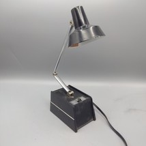 Vintage Black Mobilite HI LO Adjustable Desk Lamp 15&quot; MCM Atomic Space A... - €22,19 EUR