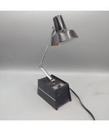 Vintage Black Mobilite HI LO Adjustable Desk Lamp 15&quot; MCM Atomic Space A... - $489.04 MXN
