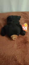 Ty Beanie Baby Blackie The Bear Plush Toy - $59.60