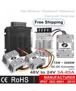 DC 36V/48V to DC 24V 3A 5A 10A 30A 40A 60A 85A 100A Step Down voltage Co... - $18.49+