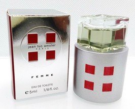J EAN Luc Amsler Femme ✿ Rare Mini Eau Toilette Miniature Perfume (5ml. = 0.17oz) - £22.97 GBP