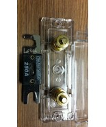 Anl fuse holder with 250 amp anl fuse  inline ANL 0/2/4 Gauge  - £7.10 GBP