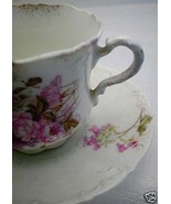 50s C.Tielsch &amp; Company Fine China Falling Roses TEACUP - £15.72 GBP