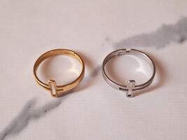 Orthodox Christian Ring Size 19 Silver And Gold Color - $541.12 MXN