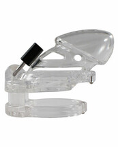 CLEAR LOCKED IN LUST THE VICE MALE CHASTITY PENIS CAGE MULTIPLE SIZES - £114.05 GBP