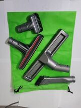 5pc Green Label Dyson Tool Kit &amp; Carry Bag Floor Brush Crevice Upholster... - $14.84