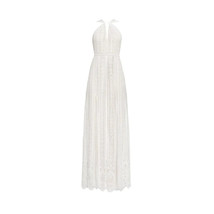 NWT BCBG MaxAzria Aloysha in Off White Nude Lace Full Length Gown Dress 4 - £109.51 GBP